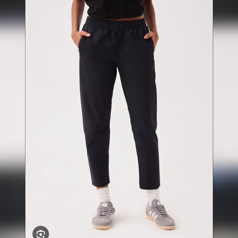 Outdoor Voices RecTrek Straight Leg Pants Elastic Pull On Black 26" Size S Small
